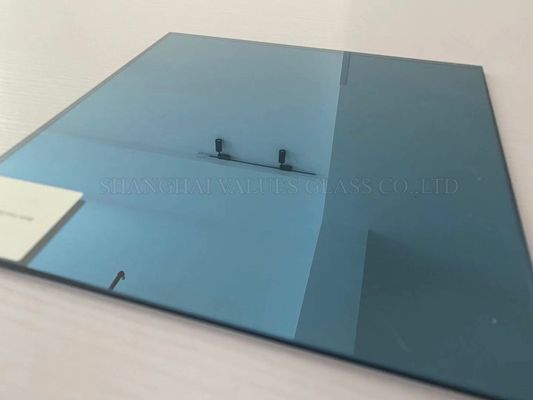 Tinted Agricultural Pacifica Blue Tempered Glass Panels Low Emissivity