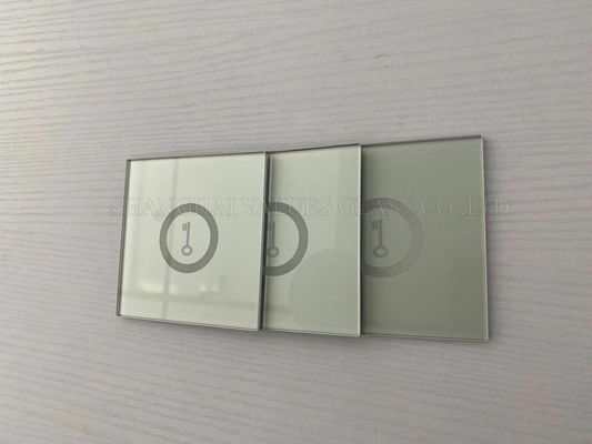 Звукоизоляционный 2mm непрозрачный экран касания напечатал стекло неэтилированное