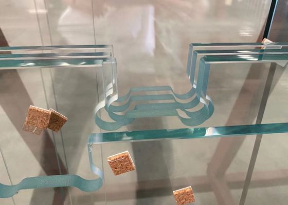 царапина стекла 2.1mm толстая грубая изолированная закаленная быстрая охлаждая устойчивая